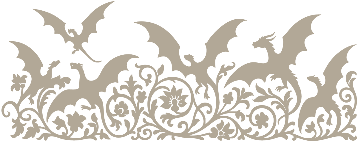 Dragon border decoration